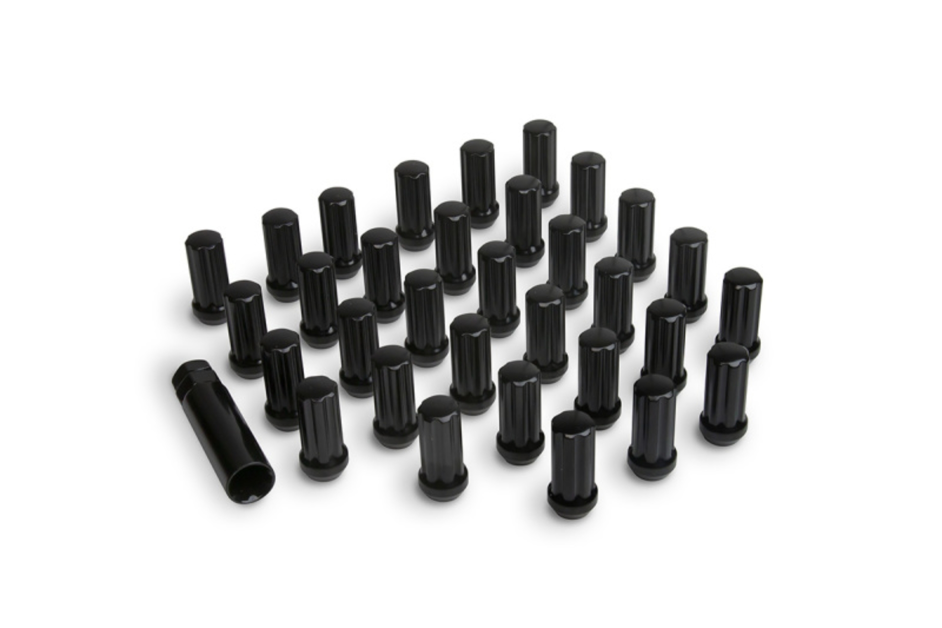 Picture of ICON Alloys Lug Nut Kit Black - 14x1.5 - 32 Lug Nuts w/ Key