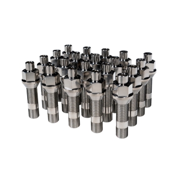 Picture of Wheel Mate Titanium Wheel Stud Conversion (Raw Ti) - M14x1.25 to M14x1.5 - 74mm - 60deg Lug Nut