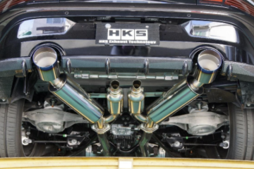 Picture of HKS FULL DUAL MUFFLER RZ34 VR30DDTT