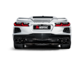 Picture of Akrapovic 2020 Chevrolet Corvette Stingray (C8) OPF/GPF Slip-On Line (Titanium) w/ Titanium Tips