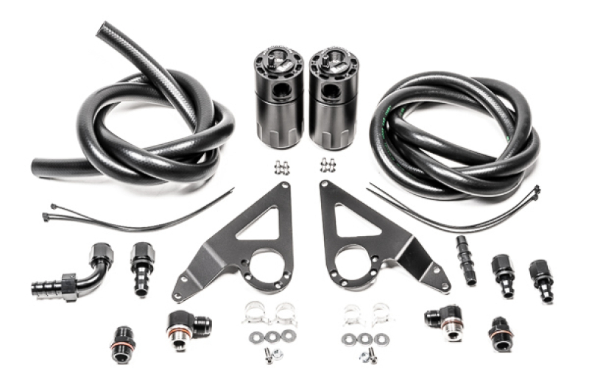 Picture of Radium Engineering RAD Catch Can Kits Oil Catch Cans - 20-0913-FL