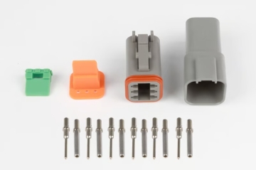 Picture of Haltech Matching Set of Deutsch DT-6 Connectors 13 Amp Plug & Pins