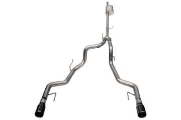 Picture of Corsa 2022-2025 Ford F-150 SuperCrew/5.5ft Bed 5.0L V8 Sport Cat-Back Dual Rear Exit-Black PVD