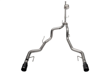 Picture of Corsa 2022-2025 Ford F-150 SuperCrew/5.5ft Bed 5.0L V8 Xtreme Cat-Back Dual Rear Exit-Black PVD