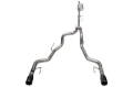 Picture of Corsa 2021-2025 Ford F-150 SuperCrew/5.5ft Bed 3.5L V6 Sport Cat-Back Dual Rear Exit-Black PVD