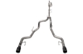 Picture of Corsa 2021-2025 Ford F-150 SuperCrew/5.5ft Bed 3.5L V6 Sport Cat-Back Dual Rear Exit-Black PVD