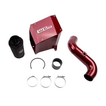 Picture of Wehrli 06-07 Duramax LBZ 4in. Intake Kit w/ Air Box - Red