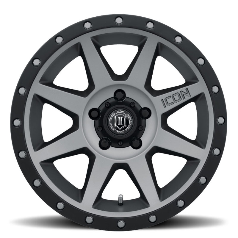 Picture of ICON Rebound 17x8.5 5x4.5 0mm Offset 4.75in BS 71.5mm Bore Titanium Wheel