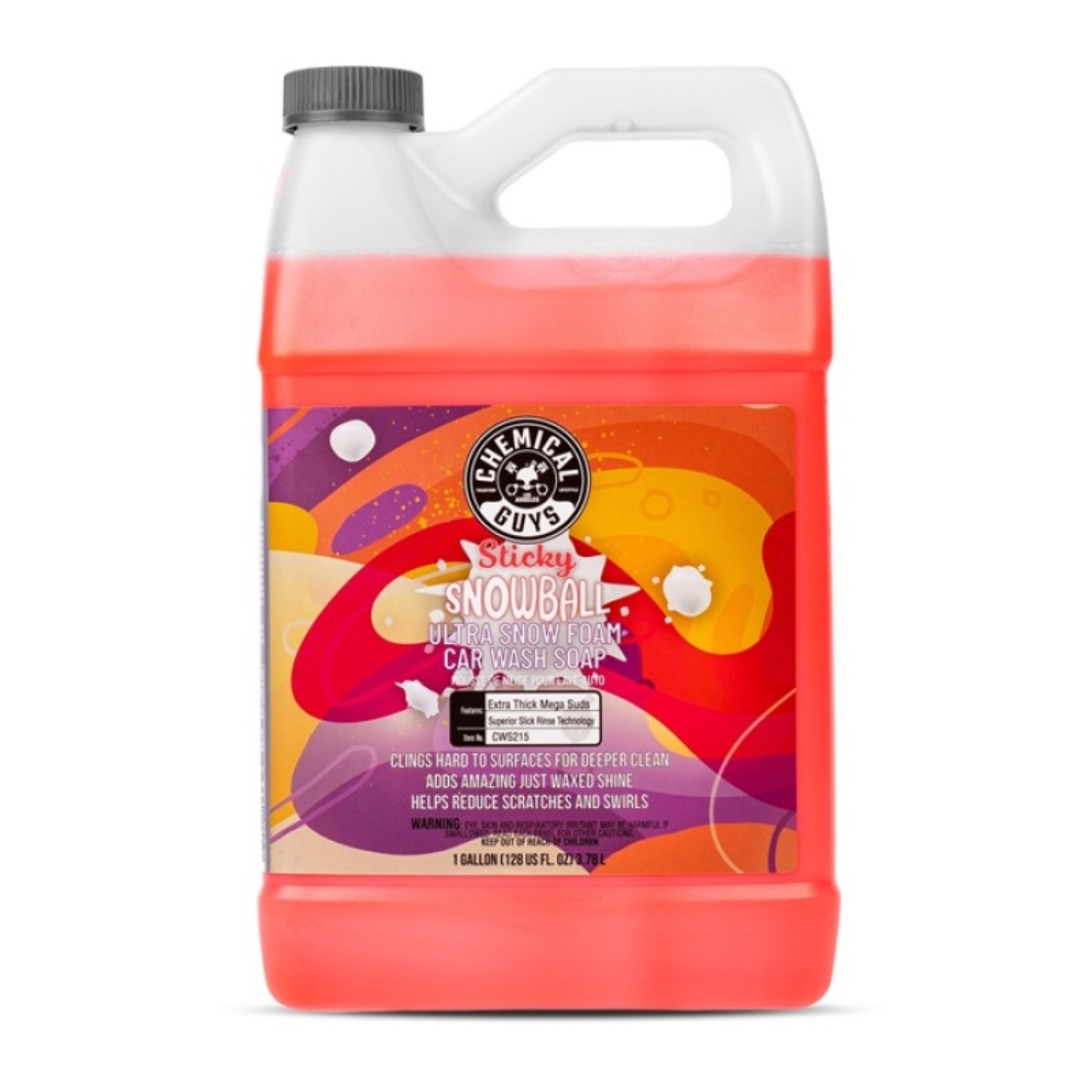 Picture of Chemical Guys Sticky Snowball Snow Foam Auto Wash - 1 Gallon