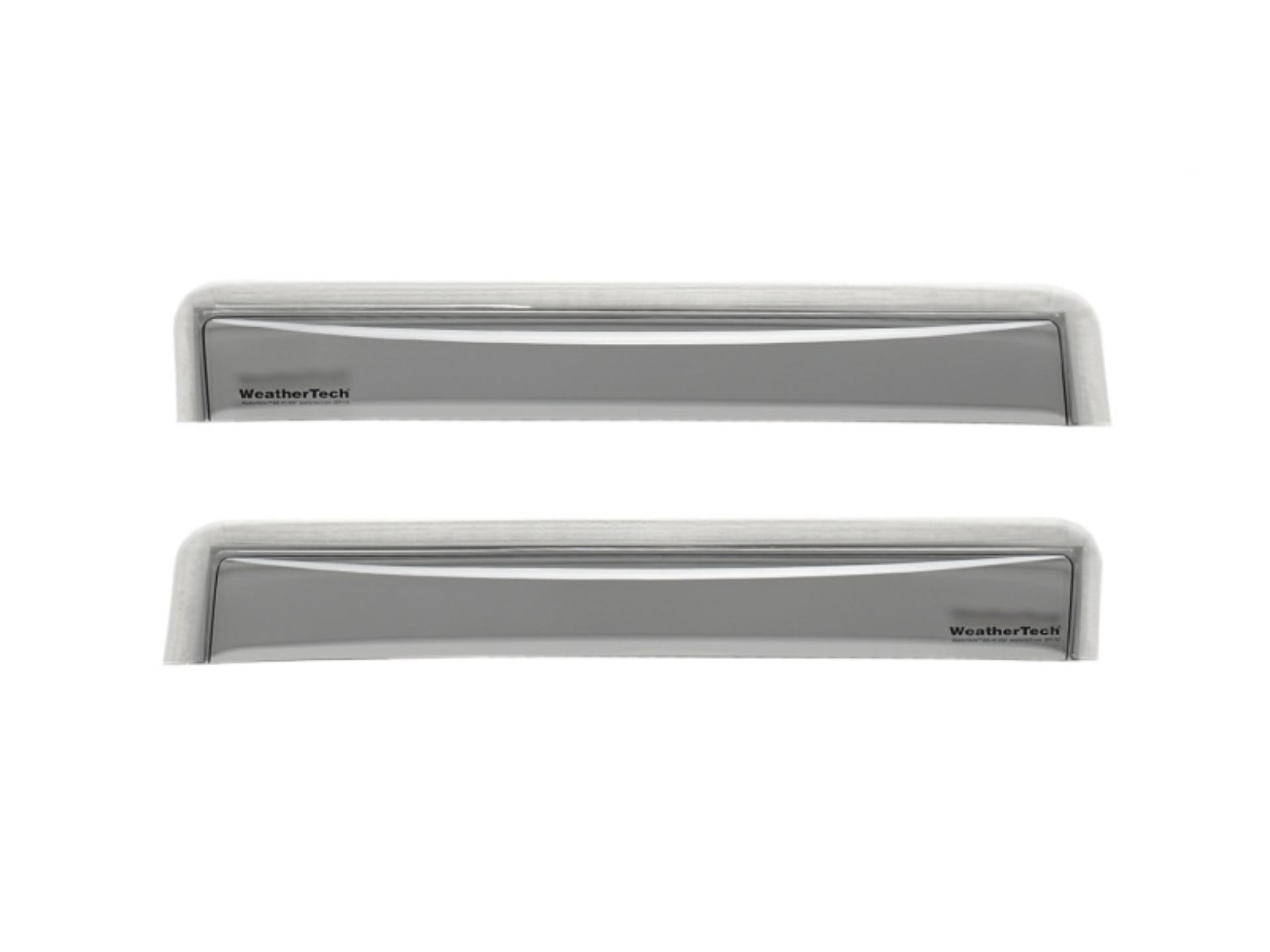 Picture of WeatherTech 2018+ Hyundai Kona Rear Side Window Deflectors - Dark Smoke