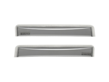 Picture of WeatherTech 2018+ Hyundai Kona Rear Side Window Deflectors - Dark Smoke