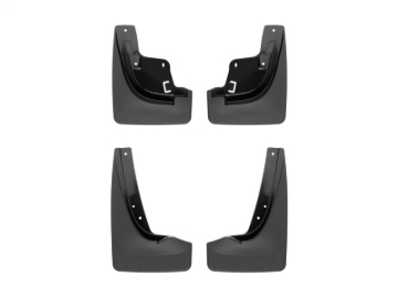 Picture of WeatherTech 11-21 Jeep Grand Cherokee No Drill Mudflaps - Black