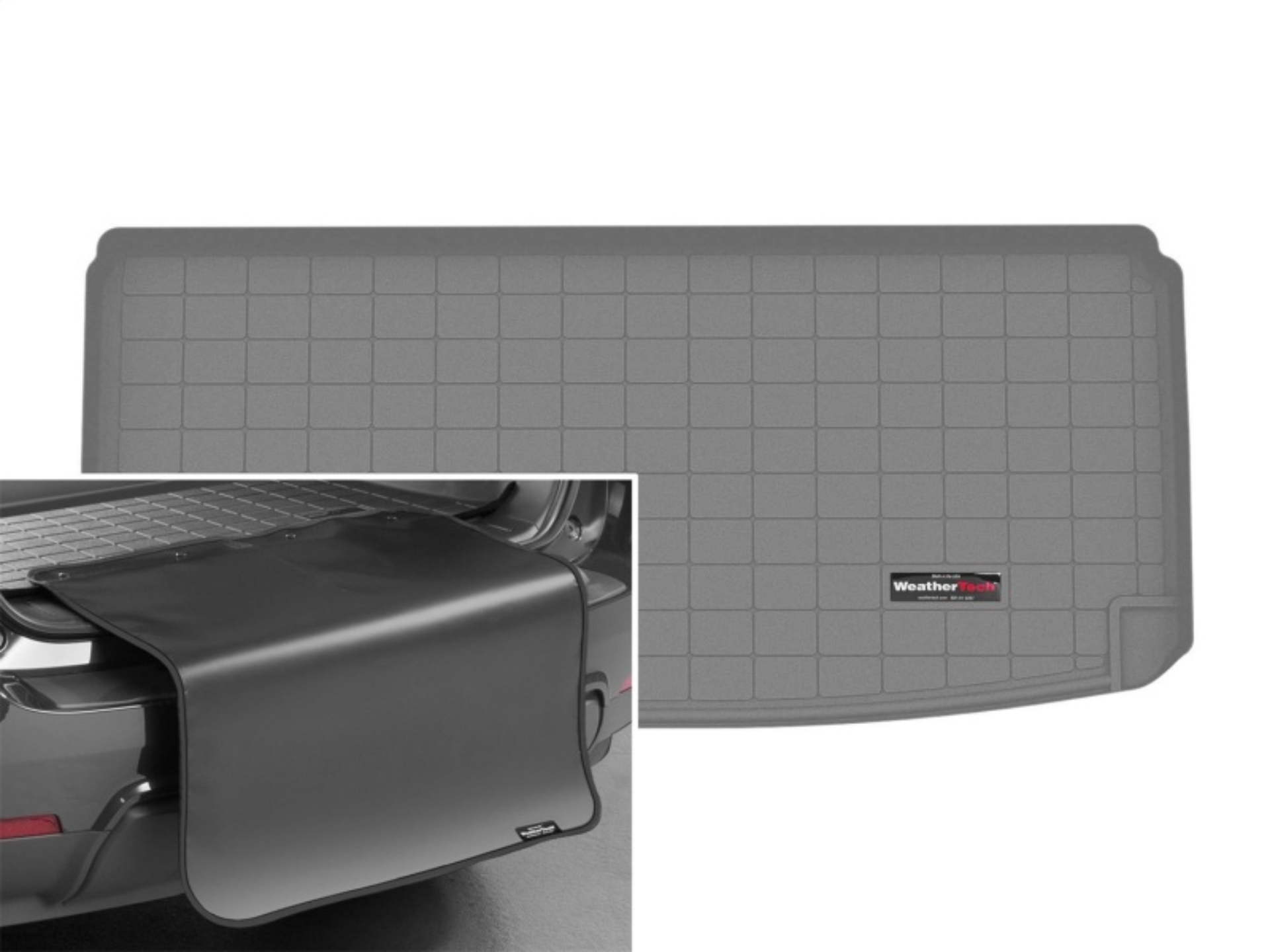 Picture of WeatherTech WT Cargo Liners-Grey Floor Mats - 421437SK