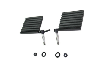 Picture of Fishbone Offroad 2018+ Jeep Wrangler JL / 2020+ Gladiator JT Foot Peg Set - Black