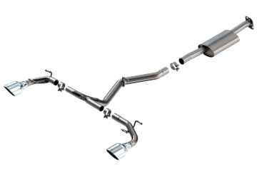 Picture of Borla 22-23 Subaru BRZ/Toyota GR86 2.4L RWD AT/MT S-Type Catback Exhaust - Polished Tips