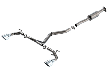 Picture of Borla 22-23 Subaru BRZ/Toyota GR86 2.4L RWD AT/MT ATAK Catback Exhaust - Polished Tips