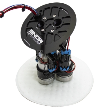 Picture of Snow 2020+ Ford Mustang GT500 Max Flow Fuel Hat - Triple Pump