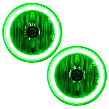 Picture of Oracle 05-10 Chrysler 300C Pre-assembled Halo Fog Lights - Green