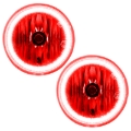 Picture of Oracle 05-10 Chrysler 300C Pre-assembled Halo Fog Lights - Red