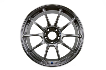 Picture of Advan RZII 18X9.0 +63 5x114.3 Racing Wheel - Hyper Black and Ring Wheel