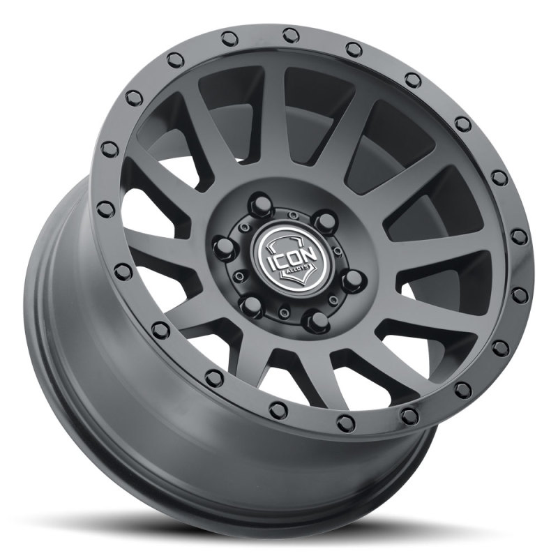Picture of ICON Compression 17x8.5 5x5 -6mm Offset 4.5in BS 71.5mm Bore Double Black Wheel