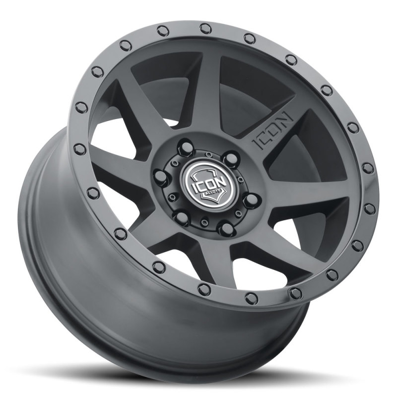 Picture of ICON Rebound 17x8.5 5x5 -6mm Offset 4.5in BS 71.5mm Bore Double Black Wheel