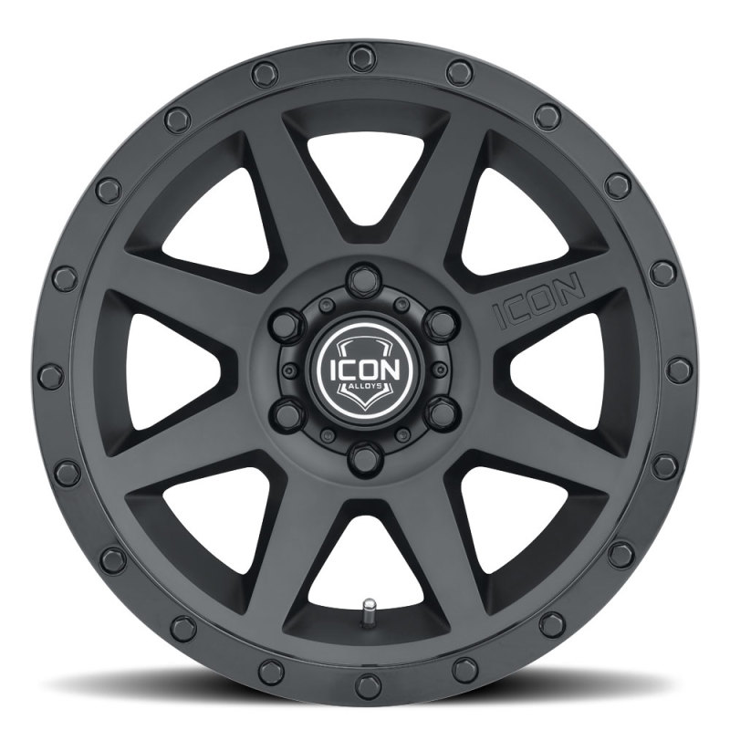Picture of ICON Rebound 18x9 5x150 25mm Offset 6in BS 110.1mm Bore Double Black Wheel