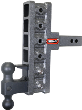 Picture of Gen-Y Mega Duty 2in Shank 7.5in Offset Drop 16K Hitch w/GH-051 Dual-Ball/GH-032 Pintle Lock