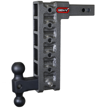 Picture of Gen-Y Mega Duty 2in Shank 12.5in Drop 10K Hitch w/Dual-Ball (Use w/Stabilizer Kit GH-0100)