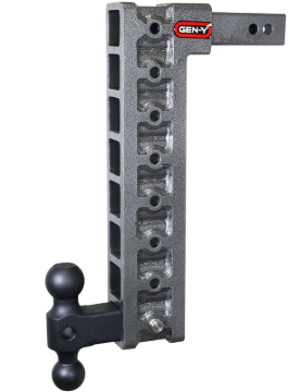Picture of Gen-Y Mega Duty 2in Shank 17.5in Drop 10K Hitch w/GH-031 Dual-Ball w/GH-0100 Stabilizer Kit
