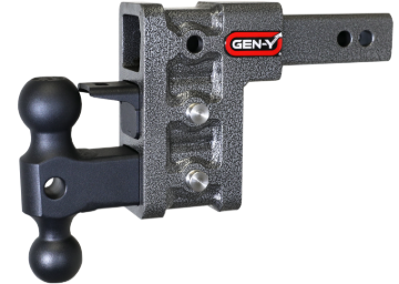 Picture of Gen-Y Mega Duty 2in Shank 5in Drop 1.5K TW 10K Hitch w/GH-031 Dual-Ball/GH-032 Pintle Lock