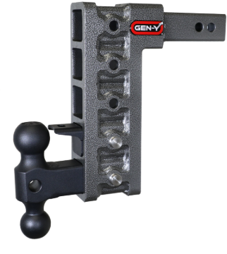 Picture of Gen-Y Mega Duty 2in Shank 10in Drop 1.5K TW 10K Hitch w/GH-031 Dual-Ball/GH-032 Pintle Lock