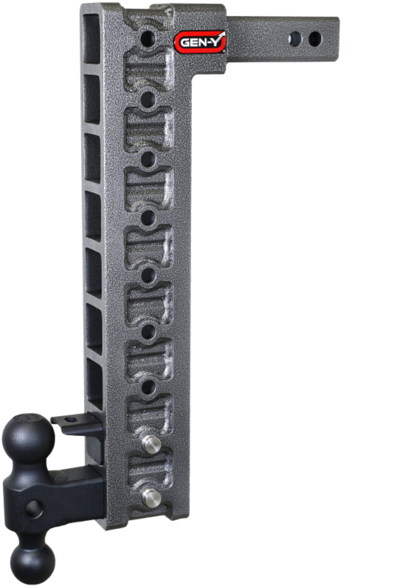 Picture of Gen-Y Mega Duty 2in Shank 20in Drop 10K Hitch w/Dual-Ball/Pintle Lock/Stabilizer Kit