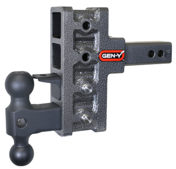 Picture of Gen-Y Mega Duty 2in Shank 5in Offset Drop 1.5K TW 10K Hitch w/GH-031 Dual-Ball/GH-032 Pintle Lock