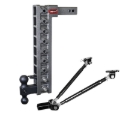 Picture of Gen-Y Mega Duty 2in Shank 20in Drop 10K Hitch w/Dual-Ball/Pintle Lock/Stabilizer Kit
