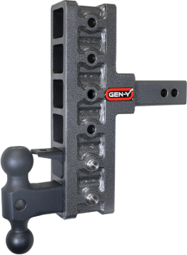 Picture of Gen-Y Mega Duty 2in Shank 7.5in Offset Drop 10K Hitch w/GH-031 Dual-Ball/GH-032 Pintle Lock