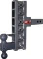 Picture of Gen-Y Mega Duty 2in Shank 7.5in Offset Drop 10K Hitch w/GH-031 Dual-Ball/GH-032 Pintle Lock