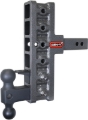 Picture of Gen-Y Mega Duty 2in Shank 7.5in Offset Drop 10K Hitch w/GH-031 Dual-Ball/GH-032 Pintle Lock