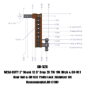 Picture of Gen-Y Mega Duty 2in Shank 12.5in Drop 16K Hitch w/Dual-Ball/Pintle Lock