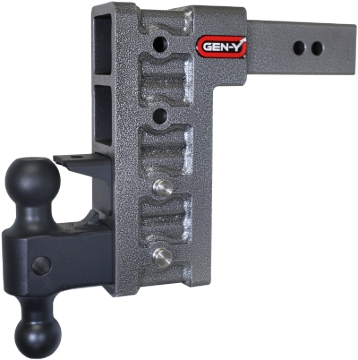 Picture of Gen-Y Mega Duty 2.5in Shank 9in Drop 3K TW 21K Hitch w/GH-061 Dual-Ball/GH-062 Pintle Lock