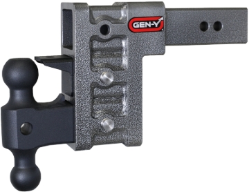 Picture of Gen-Y Mega Duty 2.5in Shank 6in Drop 3K TW 21K Hitch w/GH-061 Dual-Ball/GH-062 Pintle Lock