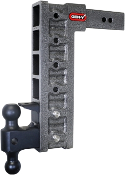 Picture of Gen-Y Mega Duty 2.5in Shank 15in Drop 21K Hitch w/Dual-Ball/Pintle Lock/Stabilizer Kit