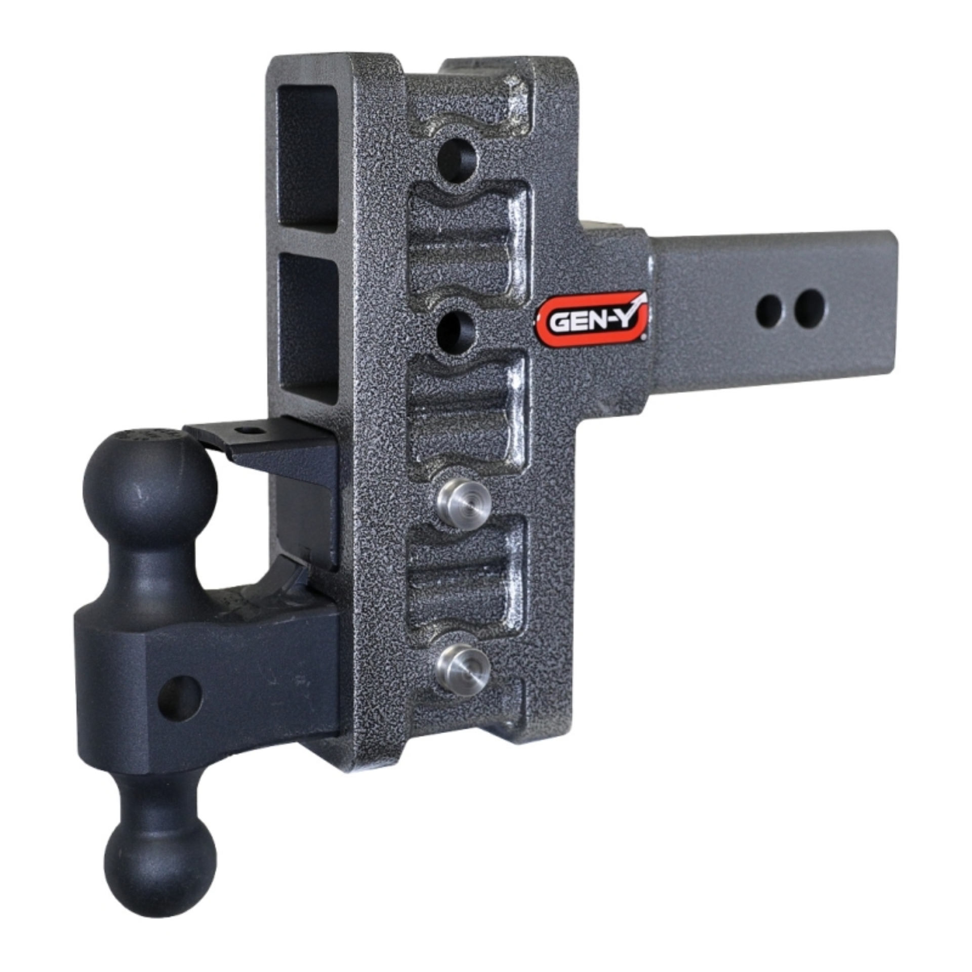 Picture of Gen-Y Mega Duty 3in Shank 6in Offset Drop 32K Hitch w/GH-0161 Dual-Ball/GH-0162 Pintle Lock