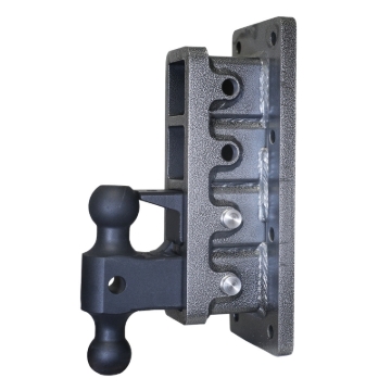 Picture of Gen-Y Mega Duty 2.5in Bolt On 9in Drop 3.5K TW 32K Hitch w/GH-0161 Dual-Ball/Pintle Lock