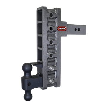 Picture of Gen-Y Mega Duty 2.5in Shank 12in Offset Drop 32K Hitch w/GH-0161 Dual-Ball/GH-0162 Pintle Lock