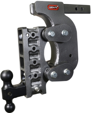 Picture of Gen-Y The Boss Torsion-Flex 2in Shank 15in Drop 16K Hitch w/GH-051 Dual-Ball/Stabilizer Kit