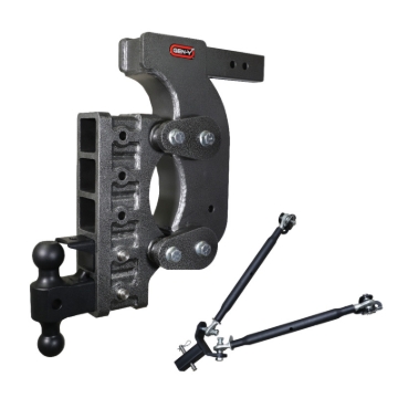 Picture of Gen-Y The Boss Torsion-Flex 2.5in Receiver 18in Drop Hitch w/Dual-Ball/Pintle Lock/Stab Kit