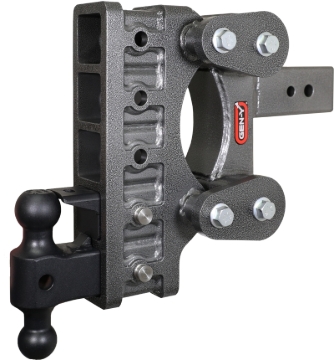 Picture of Gen-Y The Boss Torsion-Flex 3in Shank 9in Drop 32K Hitch w/GH-0161 Dual-Ball/GH-0162 Pintle Lock