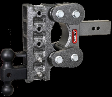 Picture of Gen-Y The Boss Torsion-Flex 2.5in Shank 7.5in Drop 10K Hitch w/GH-031 Dual-Ball/GH-032 Pintle Lock
