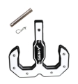 Picture of Gen-Y Hulk 2.0 16K Tow Hook 2in Shank w/GH-099 Pin/GH-011 Clip - Black/White
